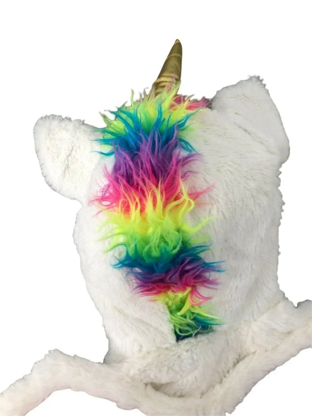 Unicorn Costume Halloween 18-24 Months Hoodie White Pink Full Zipper Dress Up - Picture 5 of 6
